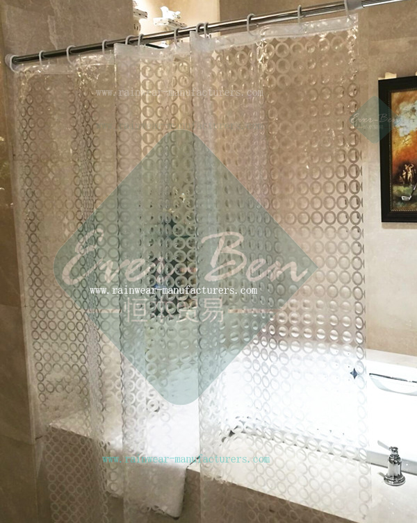 007 China Extra Wide Shower Curtain Manufacturer